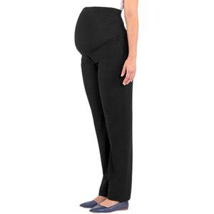 NWT ICO Womens Jordan Maternity Straight Leg Pant in Black, Plus Size 2X